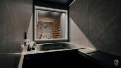 浴室では、マイクロバブル入浴ができます／打たせ湯などの多機能シャワーも設置で極上のシャワー浴も｜ブリスヴィラ五色（淡路島・兵庫県洲本市五色町）
